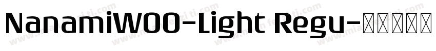 NanamiW00-Light Regu字体转换